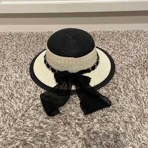 Ellen Tracey Hat with Trim Detail NWT